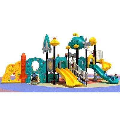 China Plastic And Galvanized Steel Tube Kids Playsets Outdoor Playground Equipment With Climbing Frame for sale