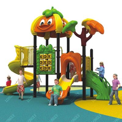 China LLDPE And 114mm Galvanized Steel Tube Kids Slide Outdoor Playground Equipment for sale