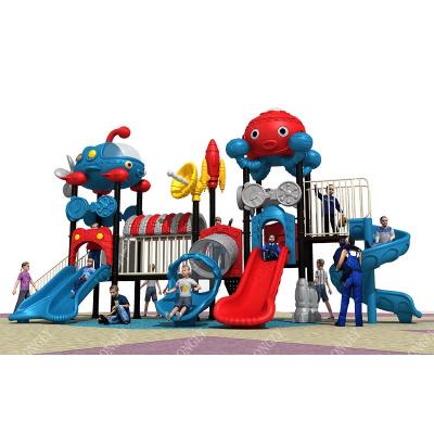 China Plastic And Galvanized Steel Tube 114mm Outdoor Kids Playground Equipment for sale