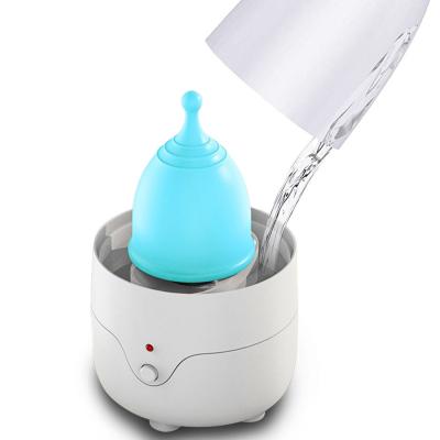 China Kill 99.9% of Harmful Substances One Button Control Menstrual Cup Steam Sterilizer High Temperature Cleaner For All Menstrual Cups for sale