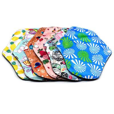 China Comfortable Feminine Bamboo Cloth Sanitary Panties Washable Reusable Menstrual Pads for sale