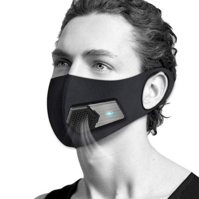 China Custom Reusable Washable Half Cover Breathable Electric Smart Facemask Protective Pollution With Filter for sale