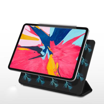 China With Stand Function Tablet Case For iPad Air 4 Double Sided Magnetic Official 2020 Back Cases Cover Polyfold Stand for sale