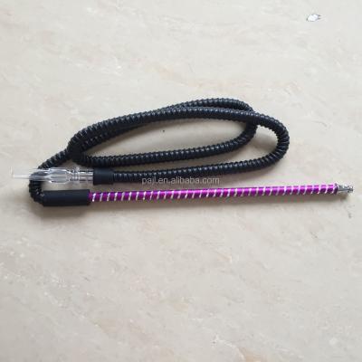 China Arabic Disposable Shisha Hose Hookah Pipe PVC Aluminum Smoking Shisha for sale