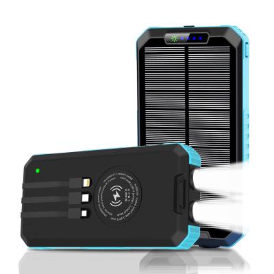 China Wholesale Solar Power Bank 30000mah, 20000mah Fast Charging Support Phone Charger Solar Power for sale