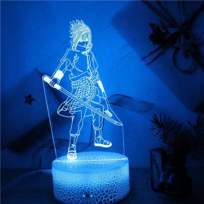 China EUROPEAN Wholesale Customized Creative Colorful Anime Children's Bedroom Birthday Gift LED 3D Lamps Night Light for sale