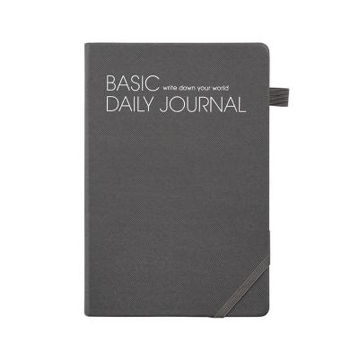 China Diary 2022 PU Artificial Leather Elastic Band Notepad Gift A5 Business Notes Hardcover Book Office Supplies for sale