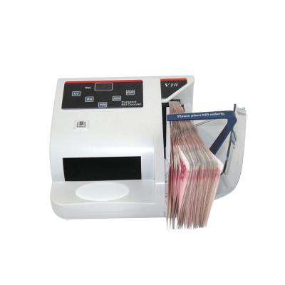 China Small Horizontal Portable Money Counting Machine with Manual Violet Magnetic Detector for sale