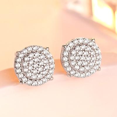 China Hot Sale 925 Sterling Silver Famous Brand Designer Earrings Romantic Bling Jewelry For Women 2021 for sale