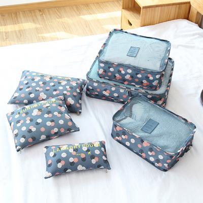 China 6PCS Travel Luggage Organizer NATIONAL Bags for Backpack Suitcases for sale