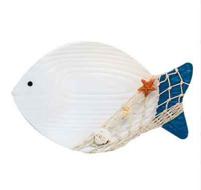 China Fish Modern Mediterranean Style Wall Decoration Summer Gift New Home Nautical Decoration for sale