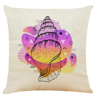 China Hot Selling Decorative Ocean Design 45*45cm Style Home Car Pillow Case Cushion Cover for sale