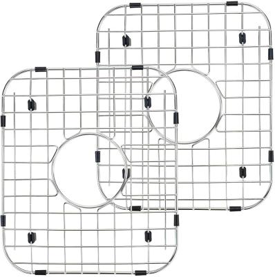 China Sustainable Kitchen Sink - Sink Grid 2 Pcs Set - 13 5/8 in x 11 5/8 in Premium Stainless Steel Protective Grid - C for sale