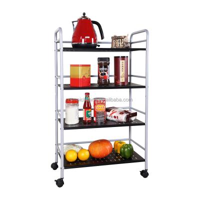 China Corrosion Protection Metal Storage Rack Tiered Shelf For Kitchen Appliances for sale