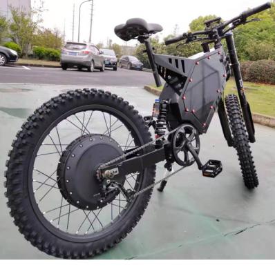 China Enduro Style Luxury Full Suspension Electric Bicycle 72V 8000W 120Km/H Ebike for sale