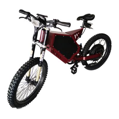 China Fat Tire Luxury Electric Bomber Electric Bicycle 72v 5000W Enduro Bike With Lithium Battery Electric Bomber Motorcycle for sale