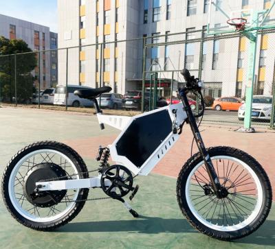 China 2021 New Luxury Ebike Motorcycle 5000W High Speed ​​80km/h Bomber Electric Bike With Lithium Battery for sale