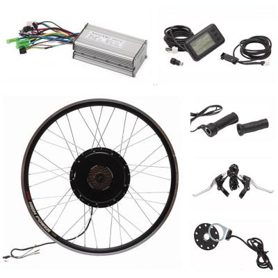 China Bicycle Accessories Kit Electric Bike Motor Bicycle Manufacturer 3000w 24 Inch Bicycle Motor Kits 20