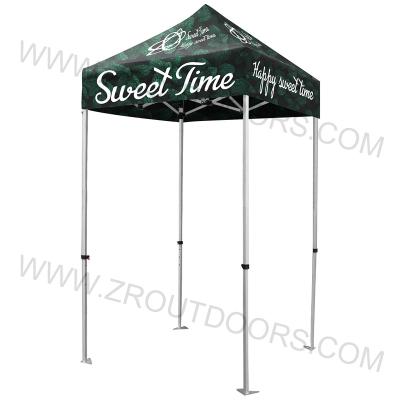 China Outdoor Retractable Rainproof 5x5 Exhibition Printing Umbrella Stall Canopy Tent Quadruped Folding Advertising Tent1.5x1.5m ZR094 for sale