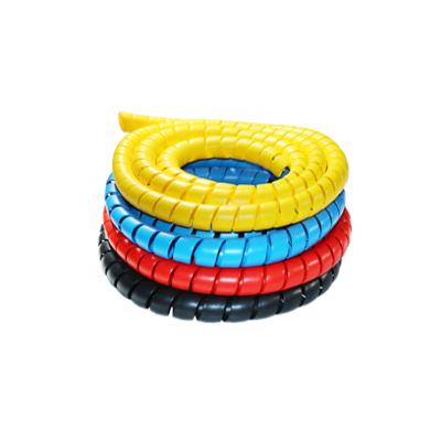 China Colorful High Temperature Resistance Spiral Rubber Hose Hydraulic Hose Sleeve Protector for sale