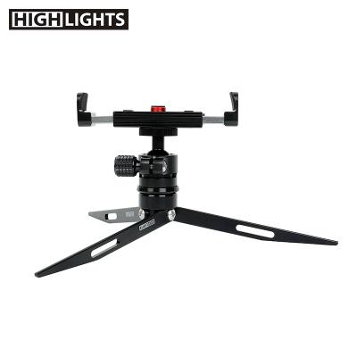 China Quality Assurance Portable Pocket Weight 250G Loading 1.5Kg Aluminum Mini DSLR Camera Table Tripod for sale