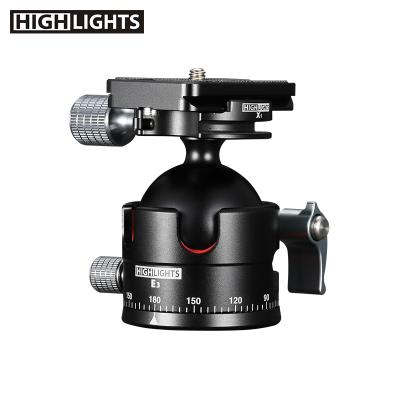 China New Style Gravity Style Camera Accessories Low Single Ball Filter Head Diameter 55MM Low Center for sale