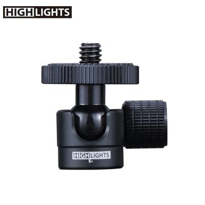 China Aircraft Grade Aluminum Professional Tripod Ball Head Camera Accessories Tripod Accessories Ball Head for sale