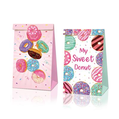 China LB012 Wholesale Materials Donut Party Favor Bag Party Supplies Party Decorations Party Candy Gift Bags for sale