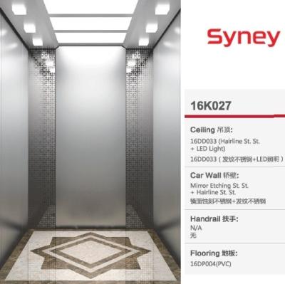 China Contemporary Energy And Space Saving 1350Kg 18 Person Syney Passenger Elevator for sale