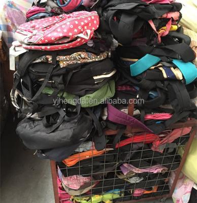 China Polyester / Cotton Used School Boy School Bags Used Bags Wholesale Used School Bags for sale