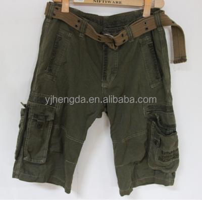 China 100% cotton shorts cargo pants assorted used clothing for african market for sale