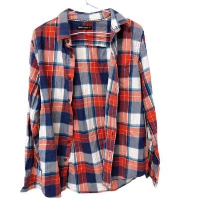 China Polyester / Cotton Used Long Sleeve Casual Style Adult Flannel Shirts for sale