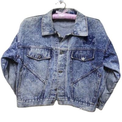 China second hand 2017 adult denim jackets second hand adult denim jackets used denim denim jacket for men and women fashion used clothing for sale for sale