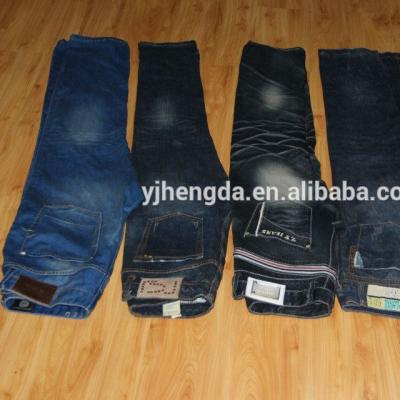 China Fashion Denim Second Hand Clothes Jeans Pants Matched High Quality A Grade Used Clothing for sale