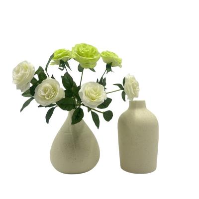 China 100% Modern Colorful Handmade Creative Ceramic Vase Sand Living Room Container Vase Home Decorations Retro Small Open Ornaments for sale