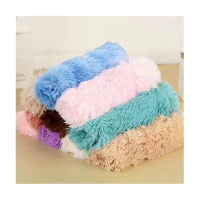 China Durable Double-Layer Plush Chinese Manufacturer Cat Or Dog Mat Warm And Comfortable Pet Blanket for sale