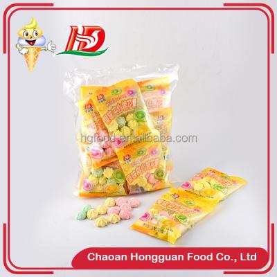 China New Style Natural Colorful Chewy Marshmallow Delicious Center Filled Soft Candy for sale