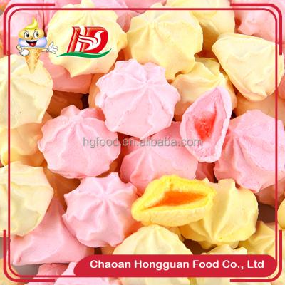 China Later style regular marshmallow with colorful sweet fruity jam center gummy for sale