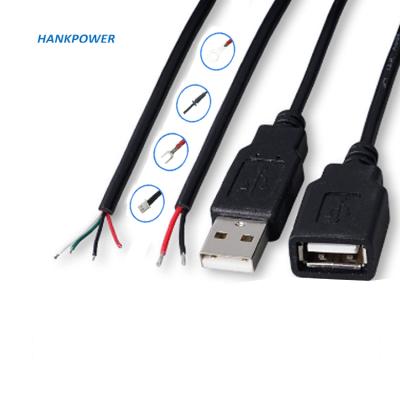 China MP3/MP4 Player Customize Extension USB2.0 Cable USB A Male To Female Cable For Mouse Keyboard Camera for sale