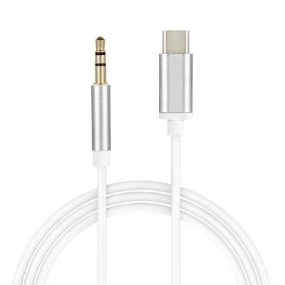 China Wholesale Car USB C to 3.5 Jack Audio Cable Type C to aux cable. 3.5mm for car speaker earphone for sale