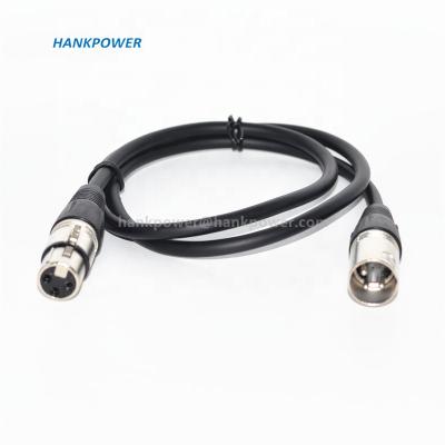 China Microphone Customized Male To Female M/F 3Pin XLR Audio Cable XLR Cable For Microphone Mixer Amplifier for sale