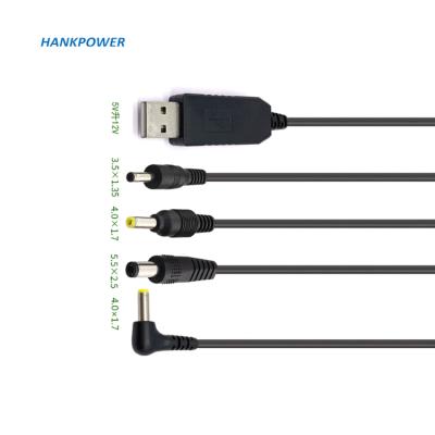 China MP3/MP4 Player Customize DC to USB Cable 5V to 12V Step Up Converter Power 5.5*2.5mm for Router LED Strip Light for sale