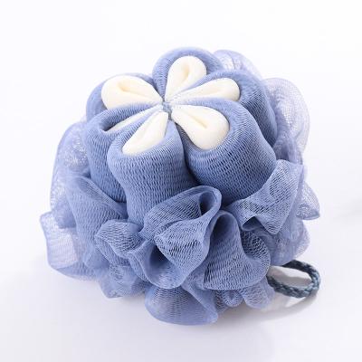 China EXFOLIATE Super Soft Bathroom Bath Ball Color Sponge Bath Flower / Shower Bath Ball for sale