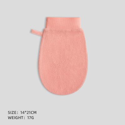 China EXFOLIATE Bath products customization factory fiber fabric exfoliating clean gloves itembeauty for bath for sale