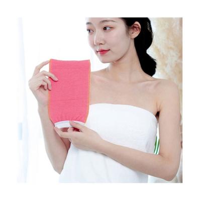 China All Natural 2021 Hot Selling China Natural Scrubber Manufacturers Exfoliating Hand Bath Gloves for sale