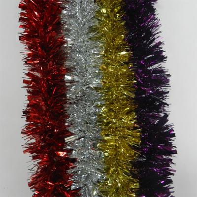 China Solid Gold Christmas Braid , Foil Decorative Yarn Braid For Party / Holiday / Christmas Decorative for sale