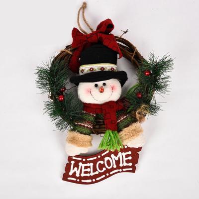 China Christmas Atmosphere Party Supplies Christmas Wreath For Christmas Decoration for sale