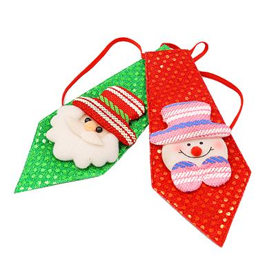 China Elk QIQI Sequin Led Christmas Ties Party Kids Adjustable Toy Grooming Bow Tie Necktie Clothes for sale