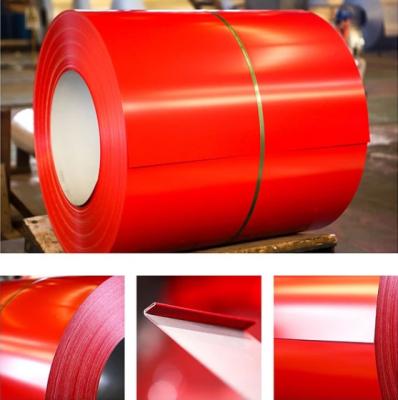 China Making small tools Chinese supplier 0.2mm red color coated galvanized ppgi steel coil steel sheet in coil for sale