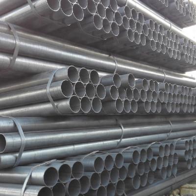 China High Quality MS Pipe Q345 Q235 ERW Steel Welded Steel Pipe Black Round Structure Pipe for sale